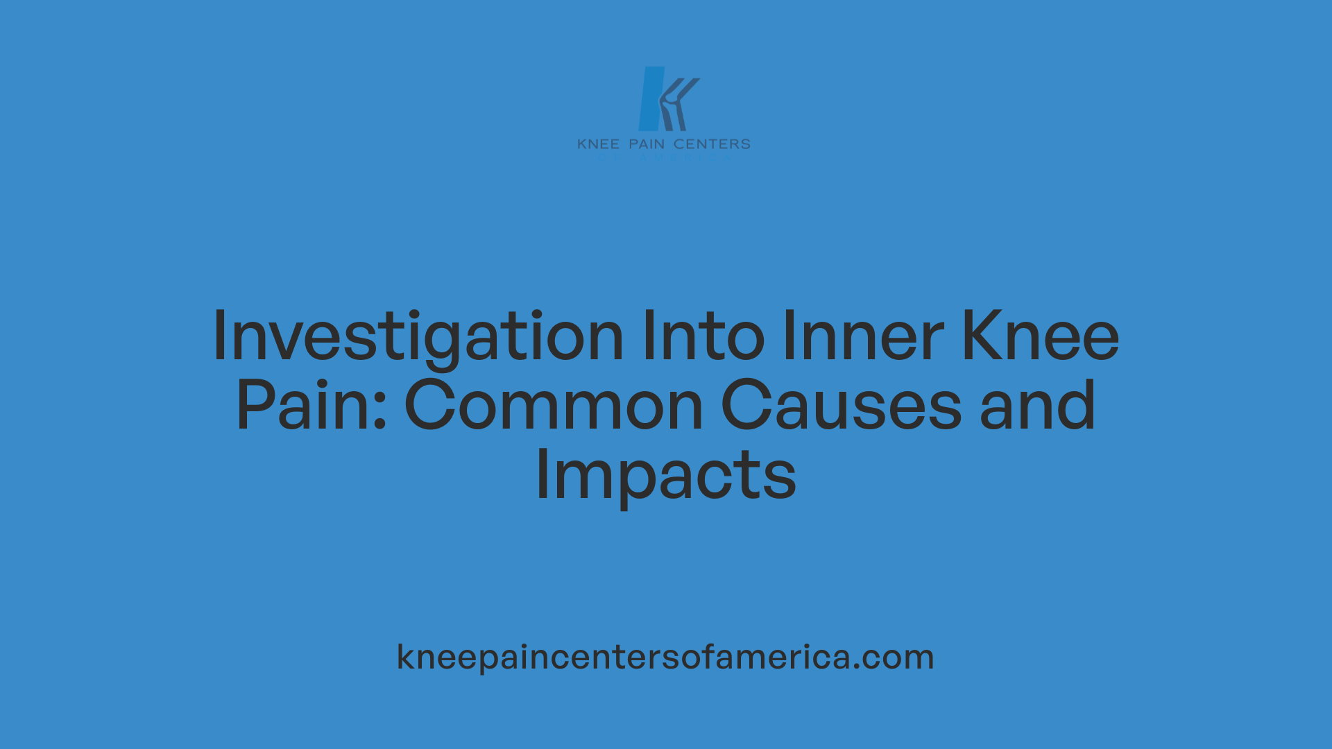 Investigation Into Inner Knee Pain: Common Causes and Impacts