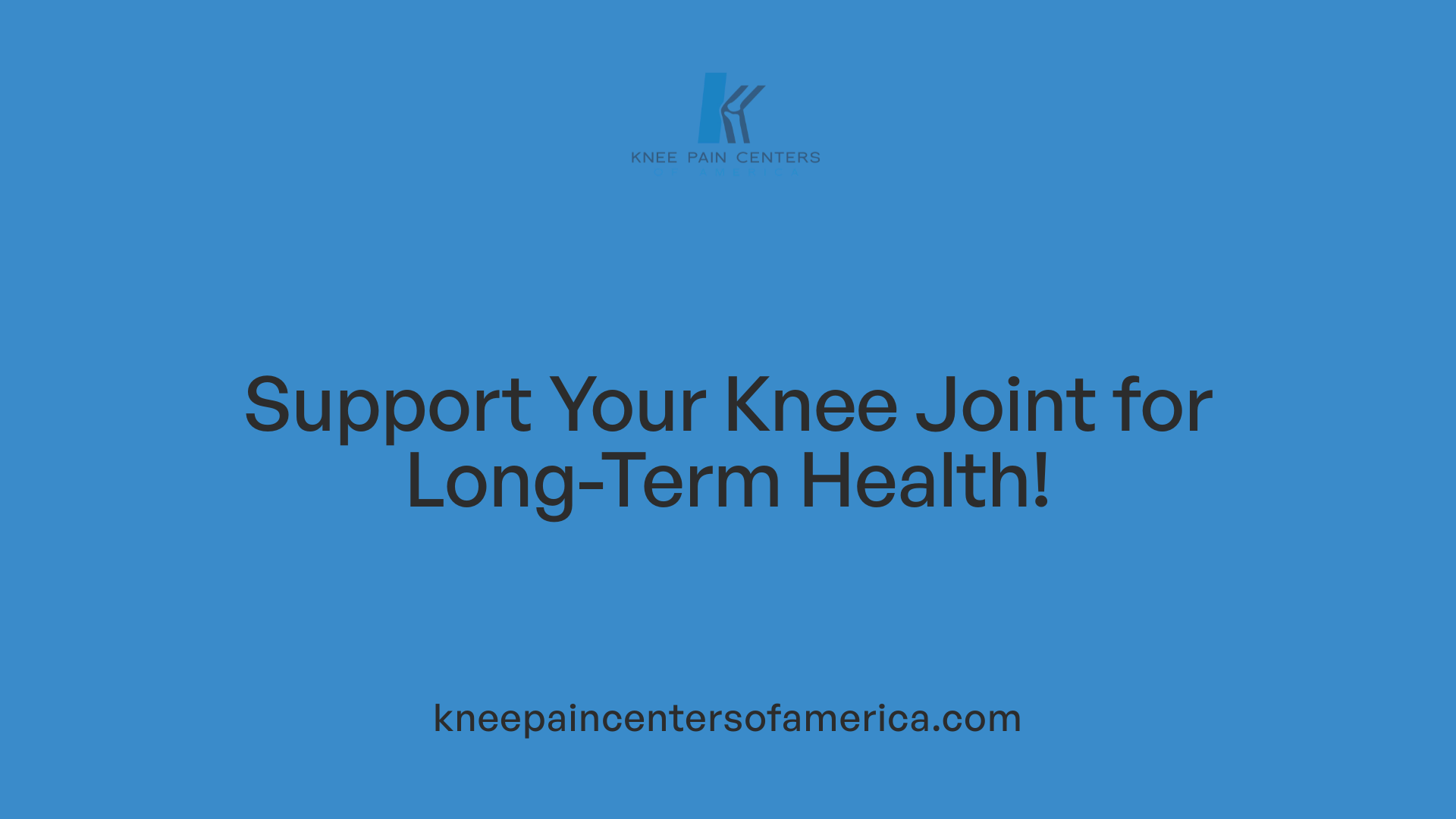 Support Your Knee Joint for Long-Term Health!