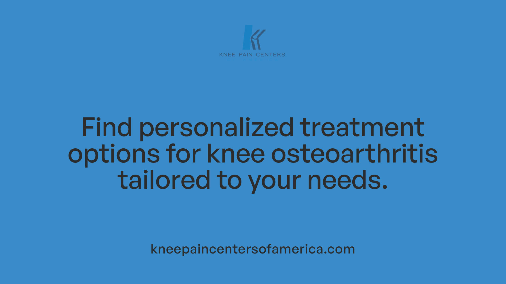 Find personalized treatment options for knee osteoarthritis tailored to your needs.