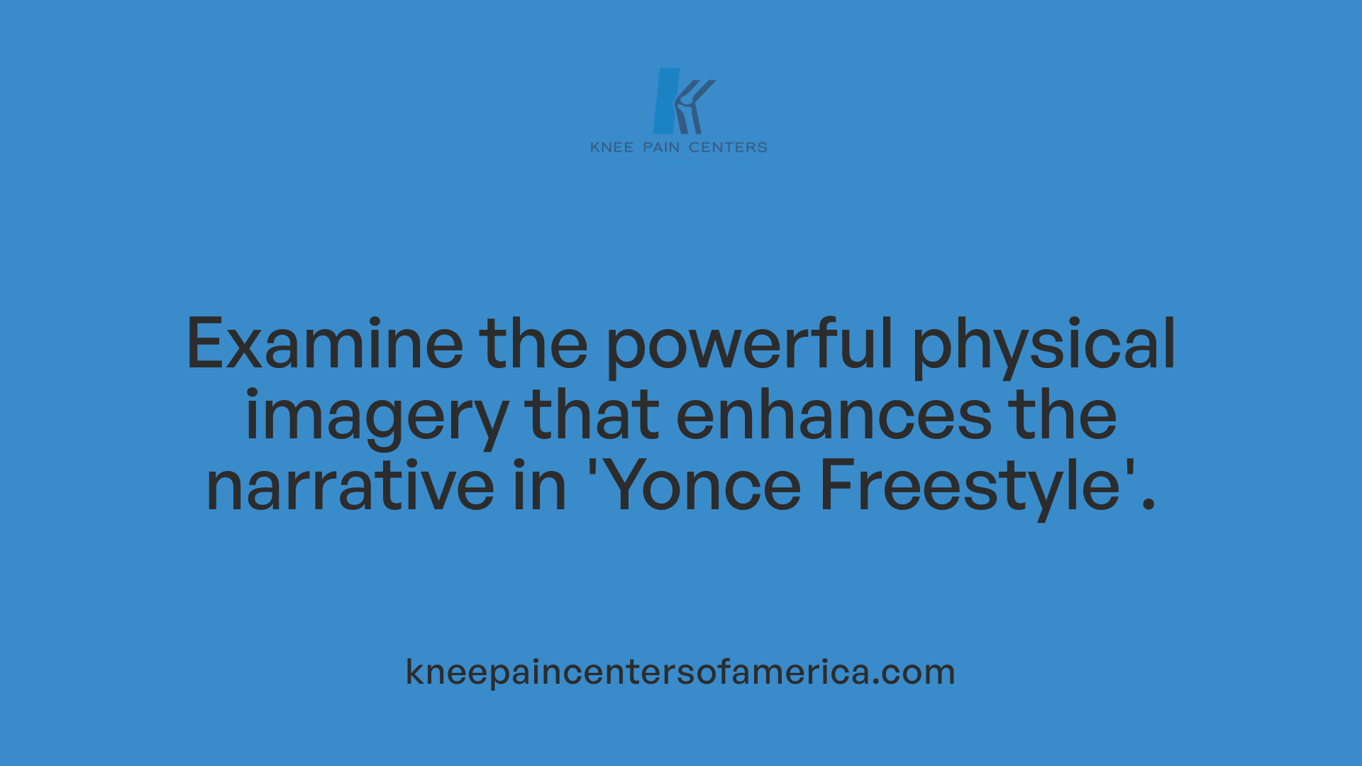 Examine the powerful physical imagery that enhances the narrative in 'Yonce Freestyle'.