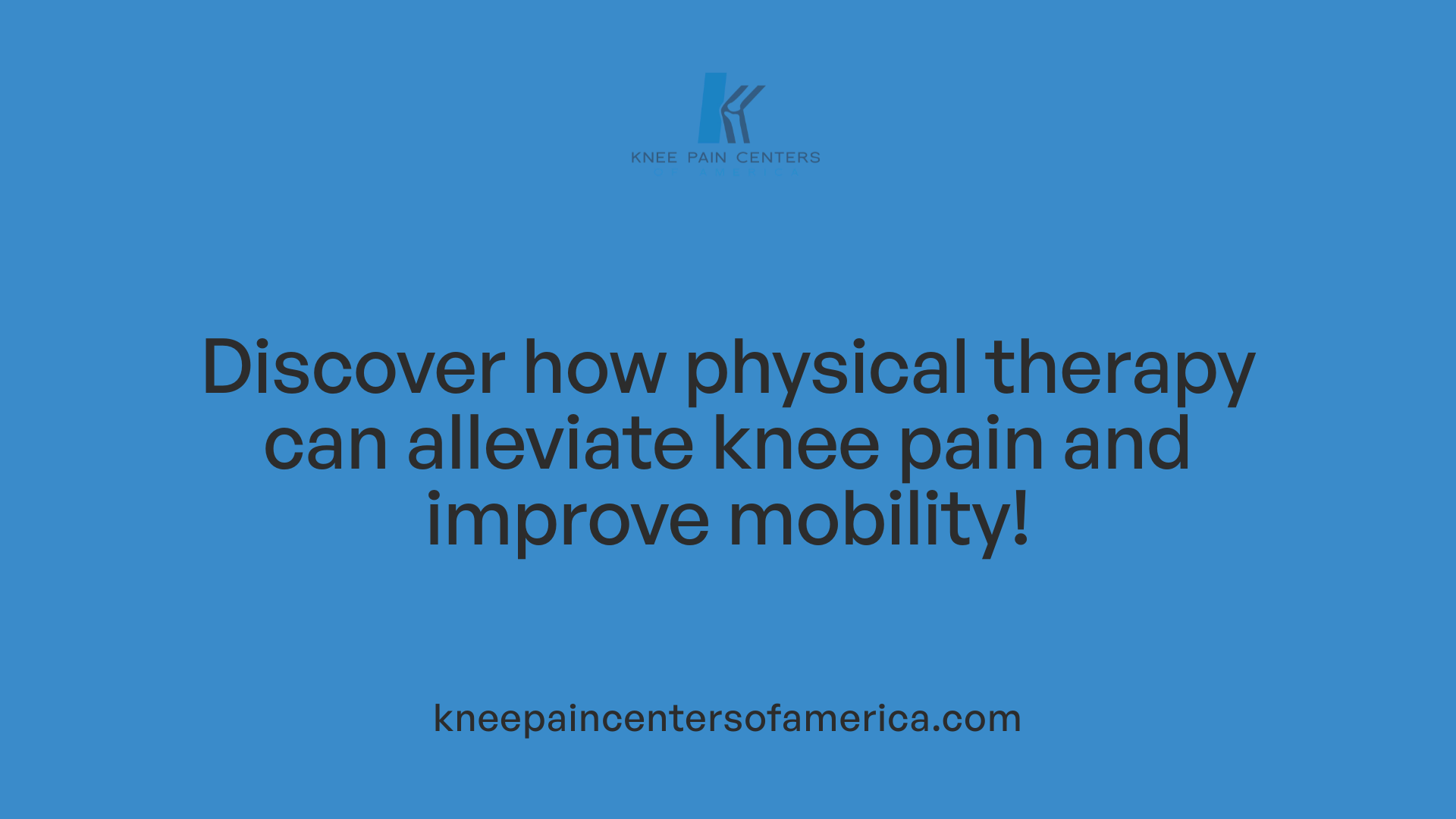 Discover how physical therapy can alleviate knee pain and improve mobility!