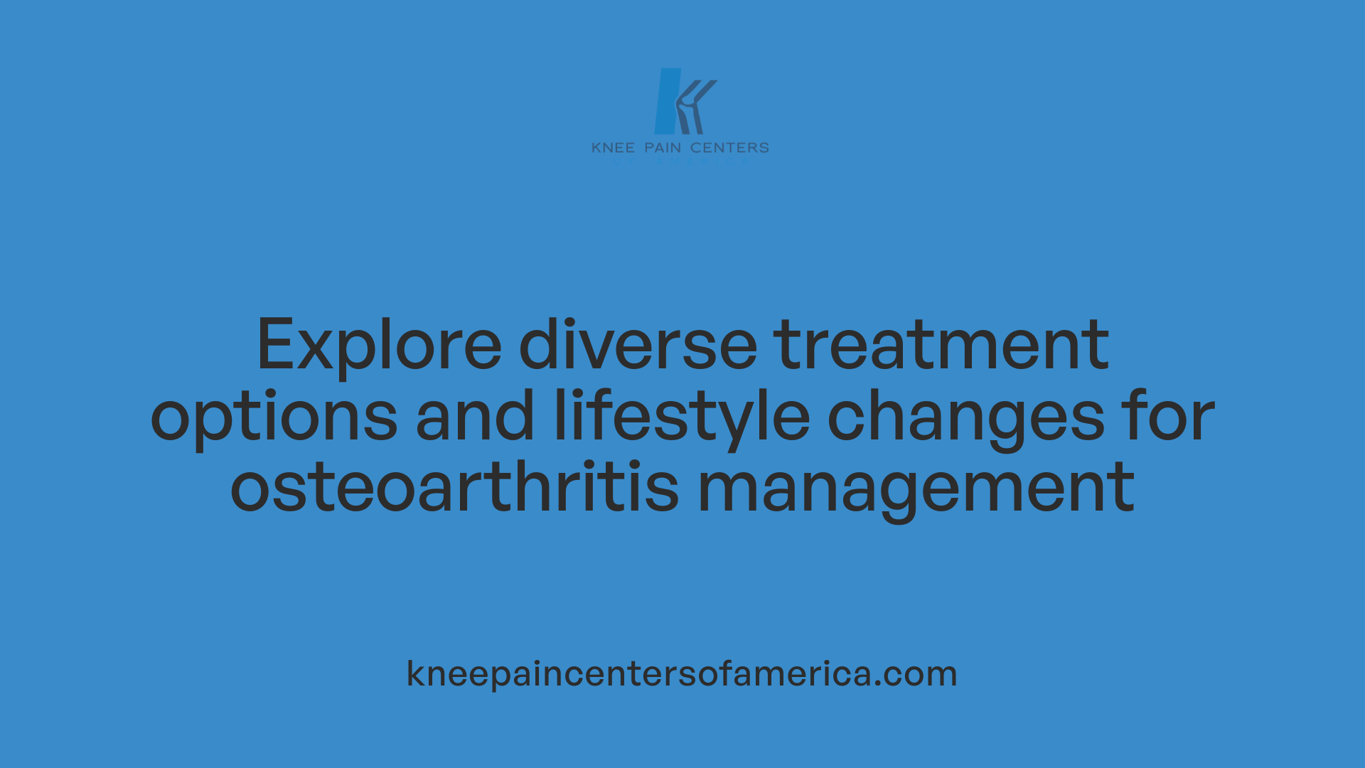 Explore diverse treatment options and lifestyle changes for osteoarthritis management