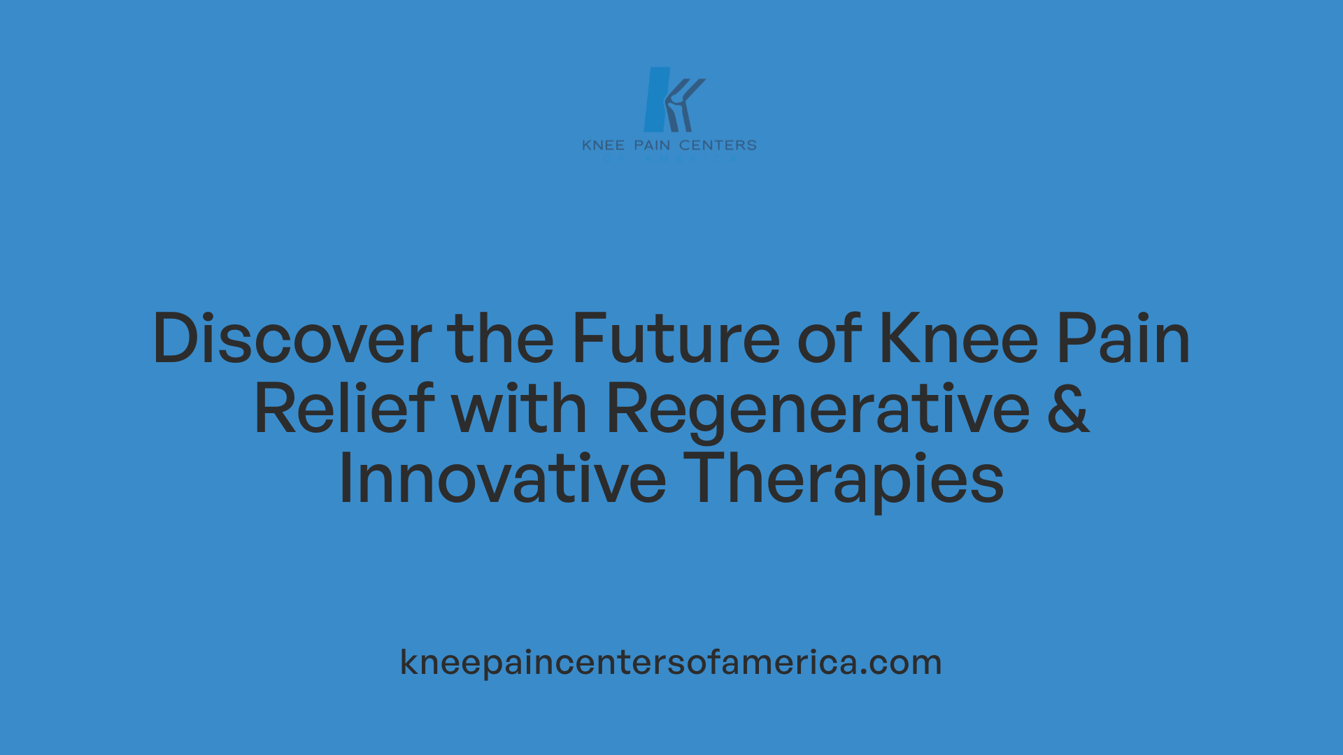 Discover the Future of Knee Pain Relief with Regenerative &amp; Innovative Therapies