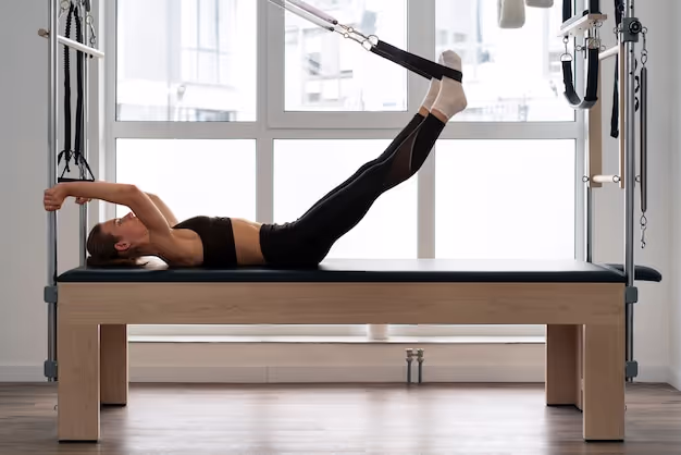 Person training at the gym