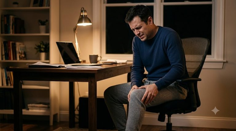 Knee Pain After Sitting Too Long: What It Could Mean
